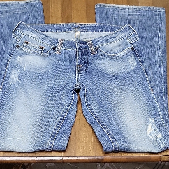 bebe Denim - bebe Light Blue Boot Cut Jeans